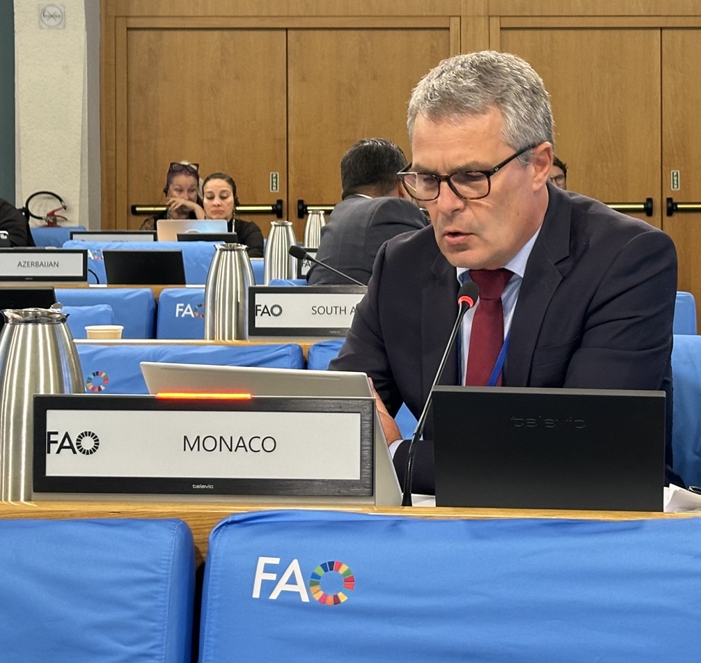 Monaco takes part in the 52nd Plenary Session of the Committee on World Food Security