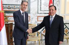 Accord tuniso monégasque - Mr Gilles Tonelli, Minister of Foreign Affairs and Cooperation, and Mr Khemaies Jhinaoui, Minister of Foreign Affairs of the Republic of Tunisia ©Ministry of Foreign Affairs of the Republic of Tunisia