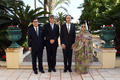 Accréditations Mauritanie Thaïlande - 
From left to right: H.E. Mr Sihasak Phuangketkeow, Ambassador Extraordinary and Plenipotentiary of the Republic of Thailand;  H.E. Mr Georges Karolyi, Ambassador Extraordinary and Plenipotentiary of Hungary;Mr Gilles Tonelli, Minister of Foreign Affairs and Cooperation; H.E. Ms Aichetou M’Haiham, Ambassador Extraordinary and Plenipotentiary of Mauritania © Government Communication Department / Manuel Vitali