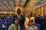 AIEA MONACO 2019 - From left to right: In the foreground:  Ms. Isabelle Rosabrunetto, Director General of the Ministry of Foreign Affairs and Cooperation and H.E. Ms. Isabelle Berro-Amadeï, Ambassador, Permanent Representative of Monaco to the IAEAIn the background:  Mr. Tidiani Couma, Secretary of External Relations and Ms. Anne Fantini, Counsellor at the Embassy of Monaco in Germany ©DR