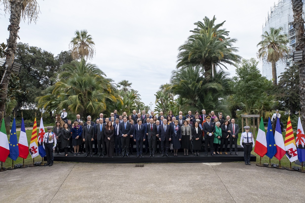 Ms. Isabelle Berro-Amadeï attends a meeting of the French-Italian Border Cooperation Committee