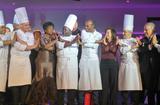 Communion sur scène - Chefs and members of the AIHM receiving awards at the Gala Evening. ©DR
