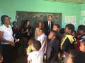 Coopération Madagascar 4 - 
Visite du Centre NRJ pour enfants en situation de rue.De gauche à droite, Letitia de Massy venue remettre une donation au nom de Sail for a Cause, Bénédcite Schutz et Gilles Tonelli@DCI