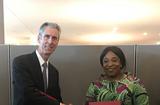 Ghana - Gilles Tonelli, Minister of Foreign Affairs and Cooperation of the Principality of Monaco, and Shirley Ayorkor Botchwey, Minister of Foreign Affairs and Regional Integration of Ghana ©DR
