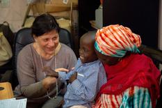 I. Rosabrunetto en visite au Sénégal ©Affro Villageois - I. Rosabrunetto en visite au Sénégal ©Affro Villageois