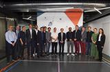 MonacoTech startups 2019 - Mr Jean Castellini, Minister of Finance and Economy, surrounded by the new start-ups and the MonacoTech team © Government Communication Department/Michael Alesi