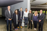 Voir la photo - Photo Caption:32nd Sao Paulo Biennale.From left to right:With Rosa Barba, 2016 winner of the PIAC, Jochen Volz, Artistic Director of the Sao Paulo Biennale, Lorenzo Fusi, Artistic Director of the PIAC, Jean-Charles Curau, Secretary-General of the FPP, and François Chantrait, Carole Laugier and Vincent Vatrican, members of the Board of Directors of the FPP.© - Fondation Prince Pierre de Monaco