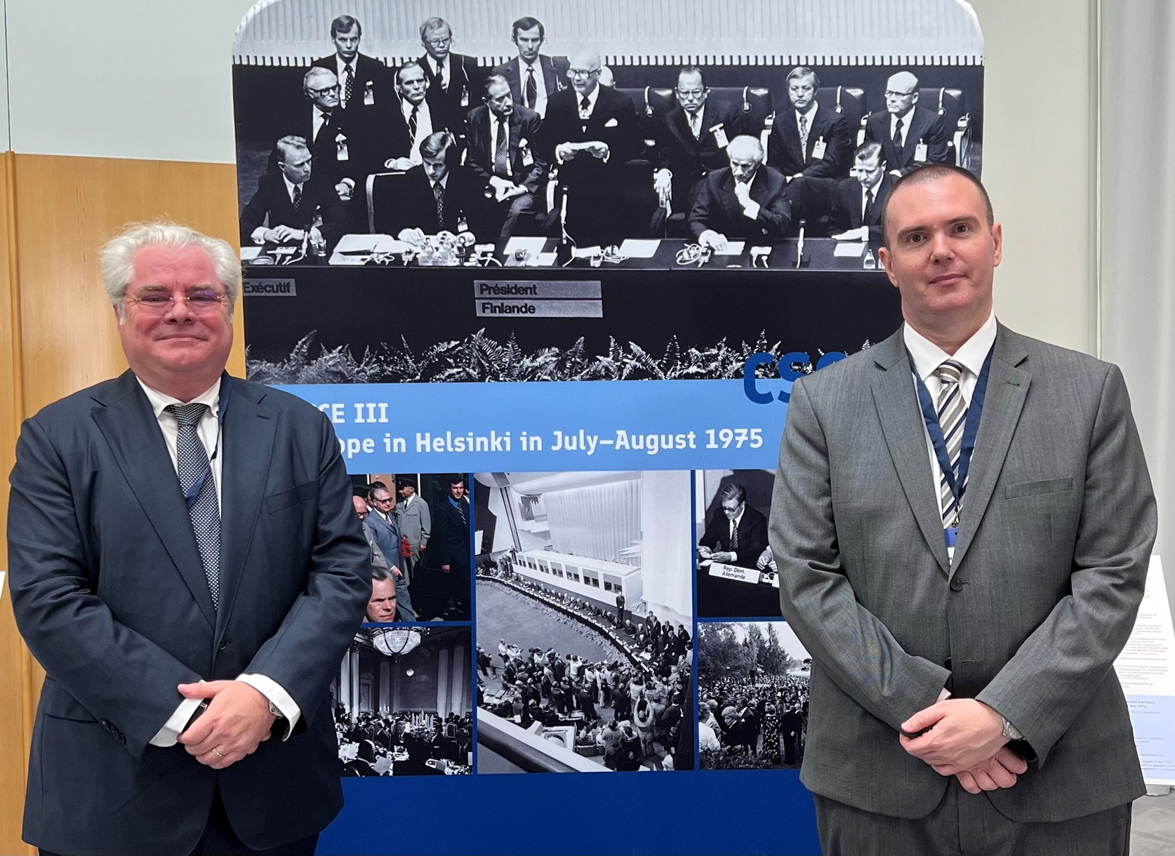 A Monegasque delegation takes part in the 50th anniversary of the OSCE