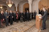 Voeux corps consulaire 2018 - Gilles Tonelli, Minister of Foreign Affairs and Cooperation, delivers his New Year address to the Diplomatic and Consular Corps accredited to the Principality © Government Communication Department / Manuel Vitali
