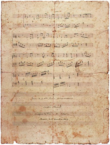 Monaco national anthem - Original sheet music of Monaco national anthem, by Th. Bellando