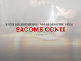 sacome conti_Vignette - The Minister of State, Michel Roger, visited the “Metallic and Electric Construction Workshops Society” on Friday 14 September 2012. This society’s trade name is “SACOME” and was founded in 1954 by Mr. Siksik in Paris, specialising in the production of espresso machines. Mr Siksik also purchased all the rights to the “CONTI” brand. It was in 1956 that he decided to move all his operations to the Principality, with the founding of the S.A.M which was already located on quai Antoine I. In 2003, the company moved into the new industrial premises which were built by the State. The name of this building is “La RUCHE”, and it has a surface area of almost 3000m².SACOME is a benchmark in the world of the design, manufacturing and marketing of professional espresso machines.With a staff of 70, SACOME carries out all of its tasks, at a higher added value, in Monaco. These tasks include the manufacturing of machines. SACOME does however have a production workshop in Tunisia. Significant technical R&D resources, which are associated with the on-site integration of highly digitised industrials procedures, in the purchase or subcontracting location, are currently an important factor which is boosting the company’s economical rebound. The business has always been innovative, ever since it was founded, and regularly has the cutting edge in technology over its competitors: first entirely automatic machine, hydraulic system, hydraulic pump, two boilers etc. In addition, the espresso machines always have an avant-garde and ergonomic design. Between 6 and 10% of turnover is invested into R&D.The turnover (€10 million in 2010 and €11.5 million in 2011) put CONTI among the five most significant European manufacturers of espresso machines, with more than 65% of turnover generated by exports to more than 40 countries.Copyright: Centre de Presse - Charles Franch