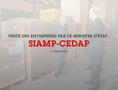Vignette SIAMP-CEDAP - 17 January 2012 - Within the context of an effort which aimed to promote the different existing sectors of activity and skill in the Monegasque job market, as well as to attract new investors and new activities to the Principality, the Minister of State, Michel Roger, visited SIAMP-CEDAP, an industrial company in the Application of Plastics - European Plastic Application Company.