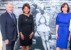 Ambassade Monaco Princesse Grâce - From left to right: The Honourable John Lehman, Chairman of the Princess Grace Foundation – USA; DeDe Lea, Executive Vice President, Global Public Policy and Government Relations at Viacom; and H.E. Maguy Maccario Doyle, Ambassador of Monaco to the United States © DR 