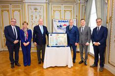 Cérémonie signature plaque commémorative Capitales Mondiales Sport. ©Michaël Alesi - Palais princier - ©Michaël Alesi / Palais princier