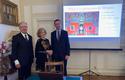 Conférence Fouilleron Italie - H.E. Mr Robert Fillon, Monaco’s Ambassador in Italy, Mrs Fillon and Mr Thomas Fouilleron, Director of the Prince’s Palace Archives and Library.© DR Conférence Fouilleron Italie - H.E. Mr Robert Fillon, Monaco’s Ambassador in Italy, Mrs Fillon and Mr Thomas Fouilleron, Director of the Prince’s Palace Archives and Library.© DR