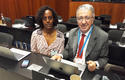 Conseil Administration du PAM - Yordanos Pasquier, Senior Programme Manager at the Department of International Cooperation and H.E. Mr. Robert Fillon, Ambassador of Monaco to Italy, Permanent Representative to the Rome-based Multilateral Organisations ©DR Conseil Administration du PAM - Yordanos Pasquier, Senior Programme Manager at the Department of International Cooperation and H.E. Mr. Robert Fillon, Ambassador of Monaco to Italy, Permanent Representative to the Rome-based Multilateral Organisations ©DR
