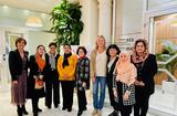 Délégation femmes afghanes 1 241123 - Accompanied by Hilde Haneuse, President of Aux Cœurs des Mots, Nicole Delacour Law and Fahimeh Robiolle, Afghan women met female representatives of the Monegasque government - DR