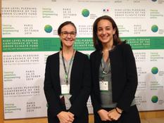 Fonds vert climat - Chrystlel Chanteloube, Secretary of Foreign Affairs, and Séverine Dusaintpère, Counsellor at Monaco’s Embassy in France © DR