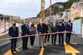 Inauguration de la nouvelle voie de passage Nouveau CHPG - H.S.H. the Sovereign Prince with (from left to right) Didier Gamerdinger, Pierre Dartout, Marie-Pierre Gramaglia, Benoîte de Sevelinges, Jean-Luc Nguyen, Director of Public Works, Stéphane Valeri and Georges Marsan. ©Government Communication Department:  Manuel Vitali 