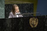 Maylen ONU - Mayleen, aged 9, representing Monaco at the UN © DR