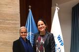 Monaco PAM - Ms Martine Garcia-Mascarenhas, Deputy Representative to the FAO and the WFP, and Ms Virginia Villar Arribas, the new WFP Country Director in Burundi © DR