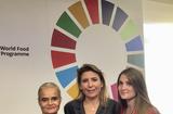 Monaco réunion organismes onusiens - Ms. Martine Garcia-Mascarenhas, Deputy Alternate Representative to the FAO and the WFP, Ms.Stephanie Hochstetter Skinner-Klee, Director of RBAs and CFS in the WFP's Government Partnerships Division and Ms. Lisa Battaglia (Student Intern) ©DR 