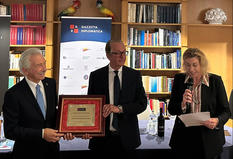 Prix « Gazzetta Diplomatica - Giovanni Jannuzzi » 1 - Prix « Gazzetta Diplomatica - Giovanni Jannuzzi » © DR