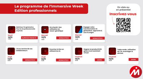 QR Code Immersive Week - QR Code d'inscription à la 2nde Immersive Week ©DR