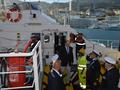 Ramoge 2 - S.A.S. le Prince Souverain sur le bateau italien S/V IEVOLI-SHUTTLE ©Charly Gallo Centre de Presse