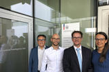 SICCFIN-Liechtenstein - From left to right: Éric Bergesi, Michael Schoeb, Yann Raconnat le Goff and Karine Imbert. ©DR