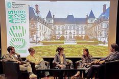 Table ronde La Cité de l'avenir © DR - M. Frédéric PENENT, Mme Chiara NOTARANGELO, Mme Stéphanie DEMBACK-DIJOUX, Mme Pauline CAILLOUET, M. Raphaël CAROSSI