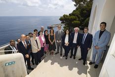 Visite ECRI © Manuel Vitali – Direction de la Communication - La délégation de l’ECRI et les représentants monégasques à la séance de débriefing, à l’issue de la visite, le 26 juin 2025. © Manuel Vitali – Direction de la Communication