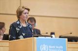WHA 69-24 May 2016-©Chris Black WHO - H.E. Ms. Carole Lanteri, Permanent Representative of Monaco to the United Nations Office in Geneva.  © Chris Black, WHO