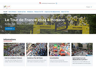 Tour de France 2024: Launch of the Monaco-Nice stage official website 